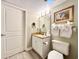 Well-maintained bathroom with vanity, mirror, and ample lighting at 5300 N Ocean Blvd. # 1102, Myrtle Beach, SC 29577