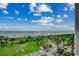Ocean view from condo balcony featuring beach access, pools, and manicured lawns at 5300 N Ocean Blvd. # 410, Myrtle Beach, SC 29577