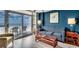 Stylish living room with ocean view, modern furniture, and decor creating a comfortable space at 5300 Ocean Blvd. N # 903, Myrtle Beach, SC 29577