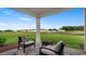 Relaxing outdoor patio with seating overlooking a picturesque view at 548 Scarlet Sage Dr., Conway, SC 29527