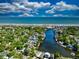 Aerial view of a coastal community with waterfront homes and ocean views at 6001 - 1864 S Kings Hwy., Myrtle Beach, SC 29575