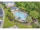 Relax and unwind at the community pool with ample seating and lush landscaping at 6015 Catalina Dr. # 332, North Myrtle Beach, SC 29582