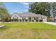 Charming one-story home with well-manicured lawn and decorative shrubs at 605 Cavandish Dr., Myrtle Beach, SC 29588