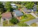 Charming neighborhood aerial view, showcasing the manicured lawns, mature trees, and serene suburban setting at 719 Juniper Dr., Myrtle Beach, SC 29575