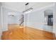 Spacious dining room boasting hardwood floors, wainscoting and modern chandelier at 854 Falkirk St., Myrtle Beach, SC 29579