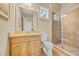 Bathroom featuring a glass shower door and a light wood vanity at 8546 San Marcello Dr. # 1-102, Myrtle Beach, SC 29579