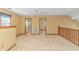 Bright bonus room with neutral carpet, ceiling fan, and access to an adjoining bathroom at 934 Tiffany Ln., North Myrtle Beach, SC 29582