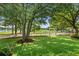 A beautiful backyard featuring a lush green lawn and a picturesque view of a manicured golf course at 9340 Lake Dr., Myrtle Beach, SC 29572