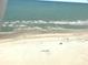 Expansive view of the beach, showcasing the ocean and sandy shoreline at 9500 Shore Dr. # 17B, Myrtle Beach, SC 29572