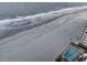 Amazing ocean view with a pool view from a balcony of the condo with a sandy beach at 9500 Shore Dr. # 17B, Myrtle Beach, SC 29572
