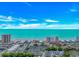 Breathtaking aerial view showcasing the beautiful coastline, modern buildings, and the tranquil turquoise ocean at 9551 Edgerton Dr. # C-6, Myrtle Beach, SC 29572