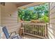 Enjoy nature from this relaxing balcony, with views of lush greenery and plenty of natural light at 9551 Edgerton Dr. # C-6, Myrtle Beach, SC 29572