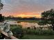 Enjoy a relaxing sunset over the water in this scenic view of golf course and landscaping at 9551 Edgerton Dr. # C-6, Myrtle Beach, SC 29572
