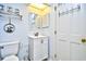 Clean bathroom featuring modern fixtures, a stylish vanity, and a bright mirror at 9621 Shore Dr. # F-117, Myrtle Beach, SC 29572