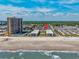 Aerial view of beachside condominiums with multiple pools and stunning oceanfront location at 9661 Shore Dr. # B-3, Myrtle Beach, SC 29572