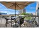 Relaxing outdoor balcony with seating and views of the beach and ocean at 9661 Shore Dr. # B-3, Myrtle Beach, SC 29572