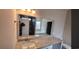 Bathroom featuring granite countertop, soaking tub, and large mirror at Tbd 81 Persimmon Rd., Aynor, SC 29511