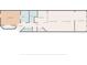 Illustrated floor plan detailing the home's layout, including the living spaces, bedrooms, and baths at 1100 Possum Trot Rd. # B102, North Myrtle Beach, SC 29582