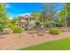 Spacious backyard of home with well-maintained landscaping at 1206 Spinnaker Dr., North Myrtle Beach, SC 29582