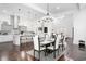 Open-concept dining area with views of the kitchen and living area, perfect for entertaining at 1279 Fiddlehead Way, Myrtle Beach, SC 29579