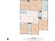 Detailed second floor plan of a home, showing the layout of rooms, dimensions, and total square footage at 1303 Bermuda Grass Dr., Myrtle Beach, SC 29579