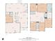 Detailed floor plan showcasing the layout of a two-story home with room dimensions and square footage at 1303 Bermuda Grass Dr., Myrtle Beach, SC 29579