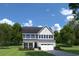 Charming two-story home featuring classic architectural design, a landscaped yard, and an attached two-car garage at 1312 Piper Glen Dr, Sunset Beach, NC 28468