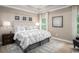 Serene main bedroom with neutral tones, decorative wall art, and ample natural light at 1324 Piper Glen Dr, Sunset Beach, NC 28468