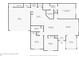 Detailed floor plan showcasing the layout of the home with labeled rooms and dimensions at 1435 Saint Thomas Circle # E-1, Myrtle Beach, SC 29577