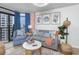 Comfortable living room offers a bright and inviting space with ocean view access at 1501 S Ocean Blvd. # 1250, Myrtle Beach, SC 29577