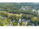 Aerial view of a residential community surrounded by lush greenery, a golf course, and waterways at 154 Windsor Circle Sw, Ocean Isle Beach, NC 28469