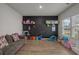 Large bonus room with chalkboard wall, perfect for entertaining at 155 S Reindeer Rd., Surfside Beach, SC 29575