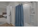 Modern shower stall with updated fixtures at 155 S Reindeer Rd., Surfside Beach, SC 29575