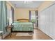 Inviting bedroom features hardwood floors, a closet, natural light, and neutral paint at 1614 Cottage Cove Circle, North Myrtle Beach, SC 29582