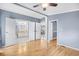 An open bedroom has entrances to the bathrooms and closet areas at 1894 Athens Dr., Conway, SC 29526