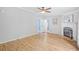 Spacious living room with wood floors and a cozy fireplace feature at 1894 Athens Dr., Conway, SC 29526