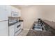 Functional kitchen featuring white cabinets and essential appliances at 2101 Firebird Ln. # 14, Myrtle Beach, SC 29577
