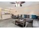 Open living space with couch, dining area, and kitchen, ideal for entertaining at 2101 Firebird Ln. # 14, Myrtle Beach, SC 29577