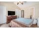 Inviting main bedroom with a ceiling fan and ample closet space at 2101 Firebird Ln. # 14, Myrtle Beach, SC 29577