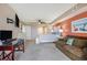 Bedroom features a bed, a dresser, a tv, and balcony access at 2151 Bridge Ct. # 1-305, North Myrtle Beach, SC 29582
