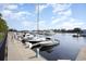 Picturesque marina with an assortment of boats docked along the waterfront at 2151 Bridge Ct. # 1-305, North Myrtle Beach, SC 29582