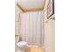 Clean bathroom with a shower and tub combination and neutral-toned shower curtain at 2191 Liberty Circle, Little River, SC 29566