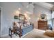 Comfortable bedroom with a daybed, wicker dresser, neutral tones and ample natural light at 24 Frigate Ct., Pawleys Island, SC 29585