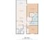 Detailed floor plan showcasing the layout of a condo, including the living room, bedroom, and kitchen areas at 2511 S Ocean Blvd. S # 1802B, Myrtle Beach, SC 29577