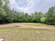 Cleared and partially grassed backyard, perfect for landscaping at 2593 Main St., Loris, SC 29569