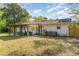 Backyard with a covered outdoor seating area at 2604 South Bay St., Georgetown, SC 29440