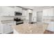 Modern kitchen featuring granite countertops, stainless steel appliances, and ample cabinet space at 263 Stillbrook Dr., Longs, SC 29568