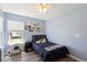 Inviting bedroom featuring a cozy bed, natural light, and modern decor for a relaxing and comfortable space at 3136 Robins Nest Way, Myrtle Beach, SC 29579