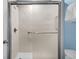 Bathroom with a modern glass door shower and sleek fixtures at 400 Melrose Pl. # 14E, Myrtle Beach, SC 29572