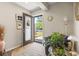 Inviting foyer with a decorated doorway, a warm rug, and stylish decor at 4497 Little River Inn Ln. # 1502, Little River, SC 29566